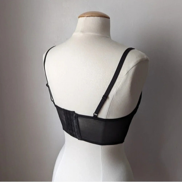 Perfect Long Line Bralette in Ebony (black) 36B Xhilaration. New with tags. - Picture 7 of 8